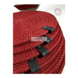 Double Knot Design 6 Adet Simli Parlak Kırmızı Tress Supla Amerikan Servis Hediyelik Yılbaşı Sevgililer Günü Anneler