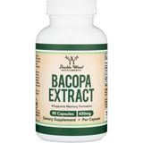 Double Wood Bacopa Monnieri Memory Supplement For Brain Health, Focus, And Cognitive 20% Bacosides 450MG, 90 Caps - 90 KAPSÜL