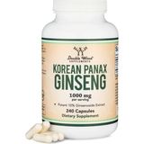 Double Wood Ginseng Korean Red Extract 1000MG 240 Veg Capsul 3541