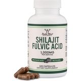 Double Wood Shilajit Resin 1000 Mg (20% Fulvic Acid Supplement) 120 Caps