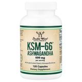 Double Wood Supplements, Ksm--66® Ashwa-Gandha, 120 Capsules (300 Mg Per Capsule)