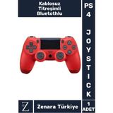 Doubleshock 4 Kablosuz Bluetooth Titreşimli Ps 4/pc Uyumlu Playstation 4 Wireless Joystick Oyun Kolu - Kırmızı