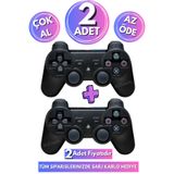 DOUBLESHOCK PS3 Titreşimli Bluetooth Joystick Gaming 2'li Oyun Kolu