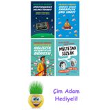 Douglas Adams 4 Kitap Seti + Çim Adam Hediye