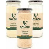Dovana Organik Bebek Ek Gıda Seti - Sebzeli Tarhana + Ince Irmik + Pirinç Unu (3'lü Paket)