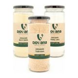 Dovana Organik Bebek Ek Gıda Seti - Sebzeli Tarhana + Ince Irmik + Pirinç Unu (3'lü Paket)