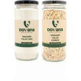 Dovana Organik Bebek Ek Gıda Seti - Yulaf Unu + Yulaf Ezmesi (2'li Paket)