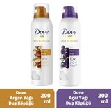 Dove 200 ml Argan Yağı + 200 ml Açai Yağı Duş Köpüğü
