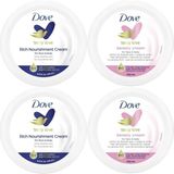 Dove 4x250 ml Rich Nourishment Cream + Beauty Cream Karma Besleyici El ve Vücut Kremi