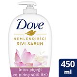 Dove 500 ml Nemlendirici Sıvı Sabun Lotus Çiçeği ve Pirinç Sütü Özü