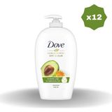 Dove Avakado ve Kalendula Özlü 12x450 ml Sıvı Sabun