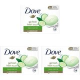 Dove Beauty Cream Bar Katı Güzellik Sabunu Fresh Touch Nemlendirici Etkili, 90 g 3lü paket