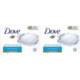 Dove Beauty Cream Bar Katı Güzellik Sabunu Gentle Exfoliating Nemlendirici Etkili, 90 g (2 paketi)