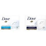 Dove Beauty Cream Bar Katı Güzellik Sabunu Gentle Exfoliating Nemlendirici Etkili, 90 g(6) Dove Beauty Cream Bar Katı Güzellik Sabunu Original Nemledirici Etkili, 90 g(1)