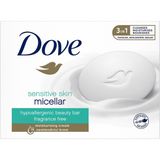 Dove Beauty Cream Bar Katı Güzellik Sabunu Micellar Hassas Ciltler Için Nemlendirici Etkili 90 G 3 Adet