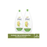 Dove Care By Nature Nemlendirici Duş Jeli Avokado Yağı Ve Kalendula Özü Canlandırıcı 450 ml X2