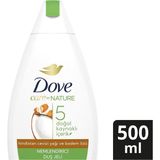 Dove Care By Nature Yenileyici Nemlendirici Duş Jeli 500 ml Hindistan Cevizi Yağı ve Badem Özü Kokusuyla