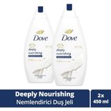 Dove Deeply Nourishing Nemlendirici 2x450 ml Duş Jeli