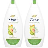 Dove Duş Jeli Avokado Yağı ve Kalendula Özü 450 ml (2 paketi)