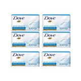 Dove Gentle Exfoaliating 6x100 gr Sabun