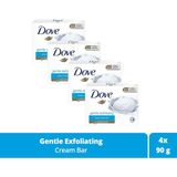 Dove Güzellik Sabunu Peeling Etkili Nemlendirici 90 G X4 Adet Cilt Bakımı İçin