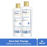 Dove Hair Therapy Hydration SPA %0 Sülfat 2x350 ml Saç Bakım Şampuanı