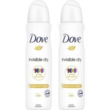 Dove Invisible Dry 2x150 ml Kadın Deodorant