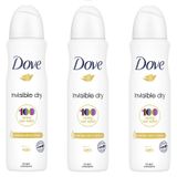 Dove Invisible Dry 3x150 ML Kadın Sprey Deodorant