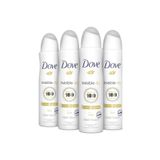 Dove Invisible Dry 4x150 ml Kadın Sprey Deodorant