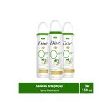 Dove Kadın Deodorant Salatalık & Yeşil Çay 150Ml X3