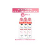 Dove Kadın Sprey Deodorant Advanced Care Eventone 72 Saat Koruma 200 ml X3