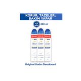 Dove Kadın Sprey Deodorant Advanced Care Orjinal 72 Saat Koruma 200 ml x3