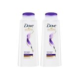 Dove Kırık Uçlara Karşı Etkili 2x550 ml Şampuan
