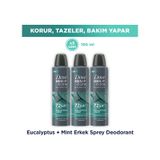 Dove Men +Care Advanced Erkek Deodorant 72 Saat Koruma Eucalyptus Mint 150 ml X3