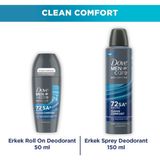 Dove Men +Care Advanced Erkek Deodorant Clean Comfort 150 ml + Clean Comfort Roll On 50 ml