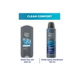 Dove Men +Care Erkek Deodorant Clean Comfort 72 Saat Koruma 150 ml + Clean Comfort Duş Jeli 400 ml
