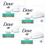 Dove Micellar Hassas Ciltler İçin Nemlendirici Etkili Sabun 90 Gx4 Parfümsüz Hipoalerjenik