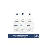 Dove Nemlendirici Duş Jeli Deeply Nourishing 450 ml X3