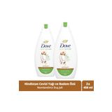 Dove Nemlendirici Duş Jeli Hindistan Cevizi Yağı ve Badem Özü 450 ml x2