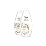 Dove Nemlendirici Hindistan Cevizi Yaği & Badem Sütü Özü Duş Jeli 500 ml x 2 Adet