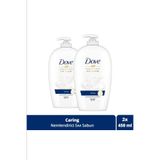Dove Nemlendirici Sıvı Sabun Caring 1 4 Krem Etkili 450 Ml X2 Adet