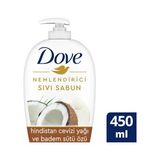 Dove Nemlendirici Sıvı Sabun Hindistan Cevizi Yağı Ve Badem Sütü 450 Ml