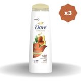 Dove Onarıcı Bakım Argan Yağı 3x400 ml Şampuan