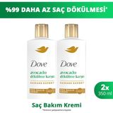 Dove Saç Bakım Kremi Avocado Dökülme Karşıtı 350 ml x2