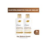 Dove Saç Bakım Kremi Coconut Oil Besleyici Terapi 350 ml x2