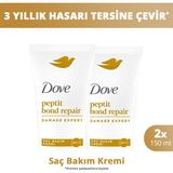 Dove Saç Bakım Kremi Peptit Bond Repair 150 ml X2 - Renksiz