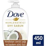 Dove Sıvı Sabun 450ML Hindistan Cevizi&badem Sütü