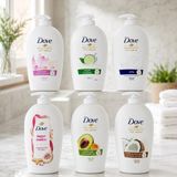 Dove Sıvı Sabun 6 ' Lı Set ( 56X 450 ml ) Lotus - Salatalık/yeşil Çay-Caring-Sugar Cookie-Avokado-Hindistan Cevizi - 1