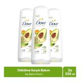 Dove Ultra Care Dökülme Karşıtı Bakım Avokado Özü 3x350 ml Saç Bakım Kremi