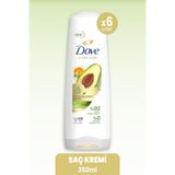 Dove Ultra Care Dökülme Karşıtı Bakım Avokado Özü 6x350 ml Saç Bakım Kremi